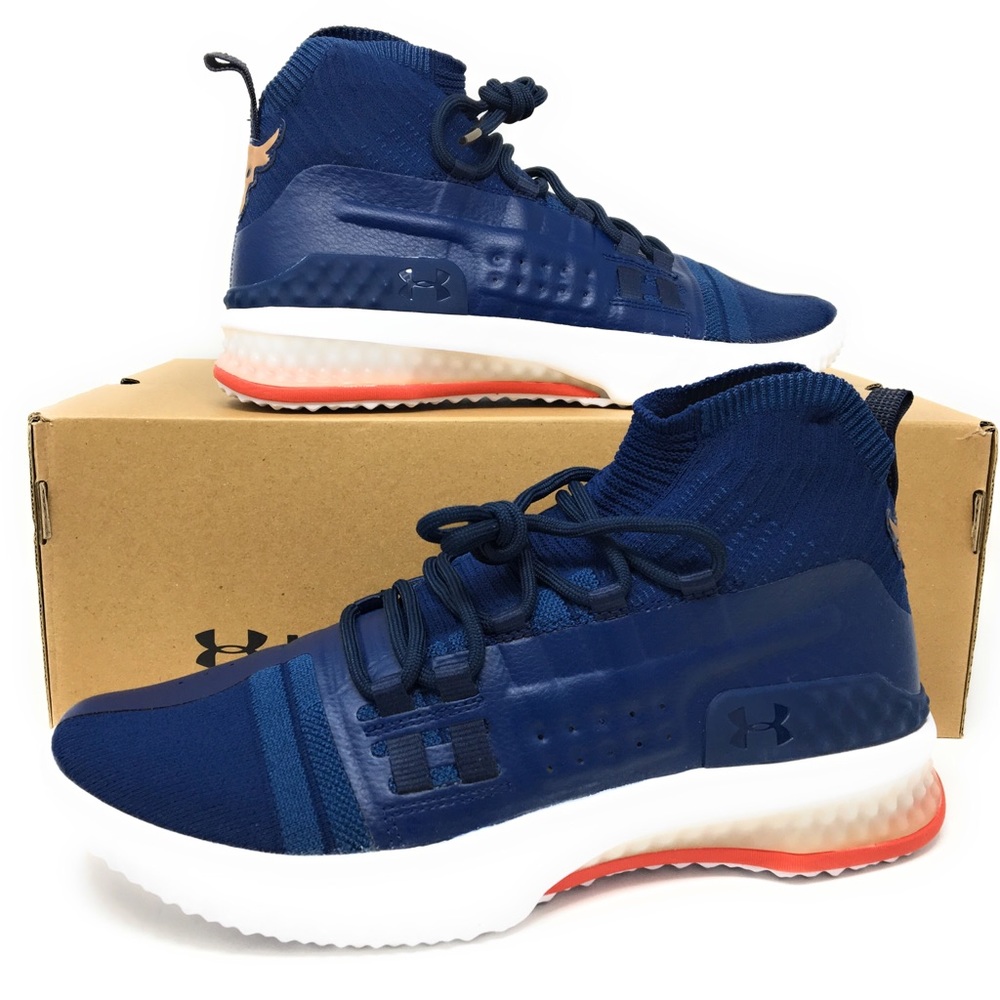 Under Project Rock 1 Mens Training Shoes Blue NEW